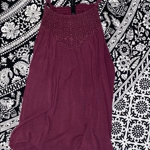 Dark purple tank top